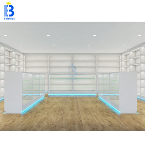 Vendita al dettaglio di mobili in acrilico di vetro del tabacco espositore per negozio di sigarette vetrina per la cucina di <span class=keywords><strong>esposizione</strong></span> per Showroom - Product Image 5