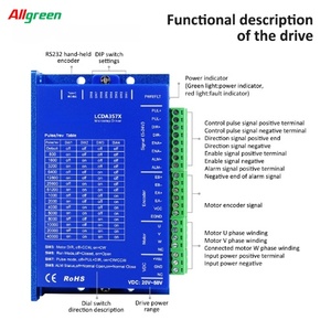 Kit de Contrôleur de Moteur Pas à Pas DC20V~50V 3.5/4.0A 1000PPR 1/2/3N.m, Kit de Pilotes de Moteur Pas à Pas DC Nema23 à Boucle Fermée Triphasé - Product Image 3