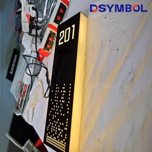 NUEVO 2025 DSYMBOL Placas Electrónicas de Madera Inteligentes <span class=keywords><strong>para</strong></span> Puertas de Hotel y Casa, con Número LED, Señalización DND y Timbre - Product Image 2