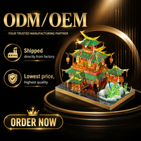 Jiyazhai Modèle de puzzle métallique DIY Kit 3D Éducatif Vente en gros Personnalisé Jouet STEM Cadeau Décoration Direct Usine OEM CE EN71