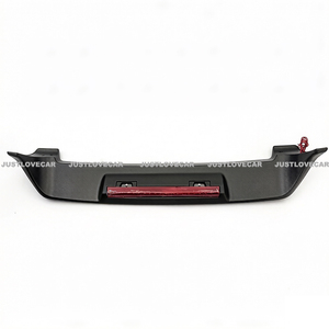 JUSTLOVECAR Aileron LED pour <span class=keywords><strong>SUZUKI</strong></span> JIMNY 2007 2009 2011 2013 2015 – Spoiler de coffre arrière en ABS, lèvre de coffre, aileron de toit - Product Image 3