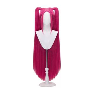 شعر مستعار بالجملة بتصميم جديد لأفلام KPOP وشخصيات Rumi وMira وZoey، مصنوع من ألياف صناعية ومقاوم للحرارة، مناسب لحفلات الهالوين وتنكر الأنمي - Product Image 3