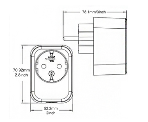 Sản phẩm mới điều khiển từ xa một ổ cắm màu trắng nhà sử dụng điều khiển từ xa thông minh mở rộng ổ cắm - Product Image 6