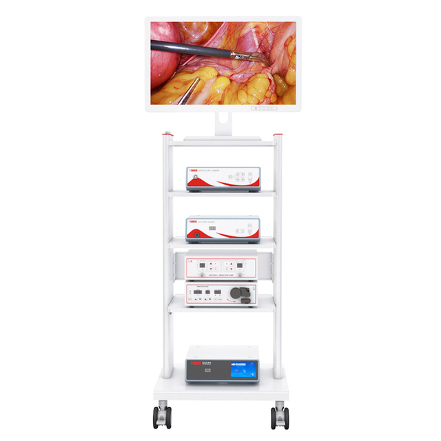 HD Medical Endoscopic Machine Tower for Laparoscope Hysteroscopy Surgery