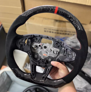 Volante de Fibra de Carbono Real para <span class=keywords><strong>Ford</strong></span> Everest, Modelo 2016, LED Inteligente, Pieza de Auto de Alta Calidad a <span class=keywords><strong>Precio</strong></span> de Fábrica YLC - Product Image 3