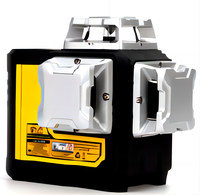 Niveau laser auto-nivelant 360° 3D, niveau laser haut de gamme 12 lignes, outil laser à lignes croisées parfait, 3 ans IP54 520nm