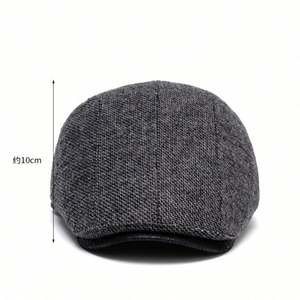 Gorro Retro de Invierno 2025 para Hombre, Estilo Británico, Cálido, Casual, para Caballeros Mayores - Product Image 3