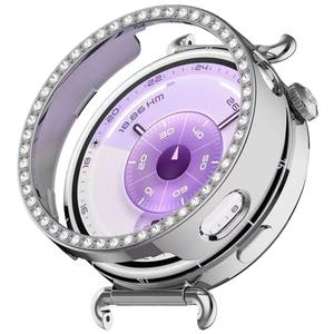 Étui de protection pour Huawei GT6, coque PC semi-transparente, motif diamant simple rangée, anti-chute - Product Image 6