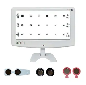 แผนภูมิการมองเห็น LCD LED LCP-200 พร้อมอุปกรณ์ตรวจวัดสายตา 3 มิติโพลาไรซ์ การทดสอบการมองเห็นหลักตาด้วยราคาที่ดีที่สุดที่