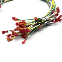 Kabel Harness Multi-warna Kustom dengan Terminal Spade Berinsulasi Merah untuk Sambungan Kabel Internal Peralatan Rumah Tangga