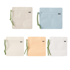 Sacos para Alimentos de Fundo Plano em Folha de Alumínio Reseláveis, Embalagem de Café Stand Up com Cordão e Válvula de Liberação de Ar - Product Image 5