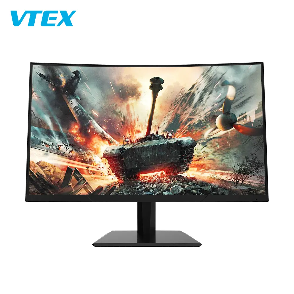 Hot Selling Monitor pc 27 inch Gaming LED Dual Monitor 144hz Curved Wide Screen Gaming Pc Set for Gamer
