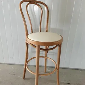 Bentwood عبر العودة X بار البراز رخيصة Thonet كراسي زفاف للحدث الطعام مأدبة