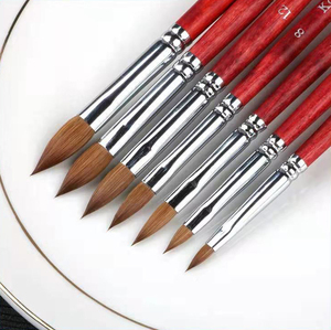 Pinceau à ongles 100% Kolinsky, pinceau à ongles en poils de vison pur, pinceau cristal, stylo de peinture florale, stylo de sculpture - Product Image 2