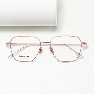 Gafas de Titanio Rectangulares con Montura Completa, Corrección de Visión, Ligeras, Unisex, Monturas para Adultos, Color Sólido - Product Image 6