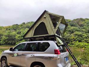 OEM carcasa dura 3-4 personas triángulo camping carpa en la azotea de aluminio para acampar por tierra tene para jeep - Product Image 6