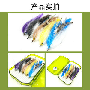 Nouvelle ligne de pêche à la <span class=keywords><strong>mouche</strong></span> en fibre soyeuse EP, hameçon Aberdeen pour la pêche en eau douce, brochet, truite, streamer en eau salée pour la pêche en eau douce - Product Image 4