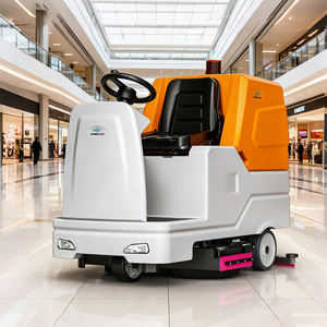 Lavasciuga Pavimenti Elettrica Ricaricabile HANGCHA con Operatore a Bordo, Campione Disponibile, Pulitrice Commerciale per Pavimenti - Product Image 1