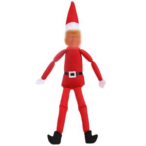 2025 Elfe de Noël se comportant mal en peluche Elfette nouveauté longue fille coquine Bendy avec corps doux et visage en vinyle poupée de Noël - Product Image 6