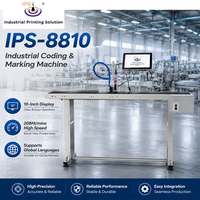 Imprimante jet d'encre à haute vitesse pour codage de données variables IPS-8810 208m/min, impression de codes-barres et de codes QR