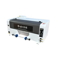 Printer UV DTF Otomatis A3 Presisi Tinggi Mesin Label Kristal Roll to Roll Kompatibel dengan Printhead Epson