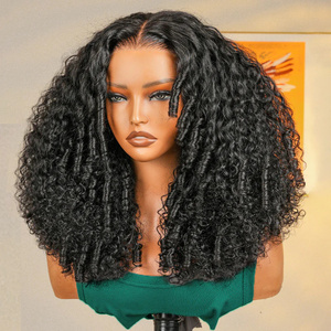 13x4 250 densité <span class=keywords><strong>Bumb</strong></span> perruque bouclée cheveux humains Hd pleine dentelle avant perruque vendeur brut indien vierge dentelle frontale perruque pour les femmes noires - Product Image 5