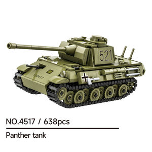 Wange 4517 Tanque Panther, Modelo de Equipo de Construcción, Bloques de Plástico para Niños, Juego de Juguetes Educativos - Product Image 6