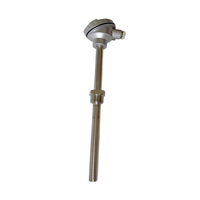 Thermocouple de type K en acier inoxydable WRN-130 - 0-1300 ℃   Capteur de température avec boîtier étanche pour four industriel