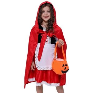 Disfraz de <span class=keywords><strong>Caperucita</strong></span> Roja para Niñas, Disfraz de Halloween, Vestido de Fiesta, 3-10 Años - Product Image 5