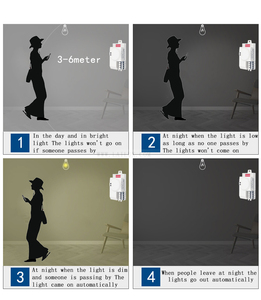 Có thể điều chỉnh chậm trễ khoảng cách lò vi sóng cảm biến Radar cảm biến chuyển động cảm biến HF Detector ánh sáng quy nạp chuyển đổi cho AC85-265V - Product Image 5