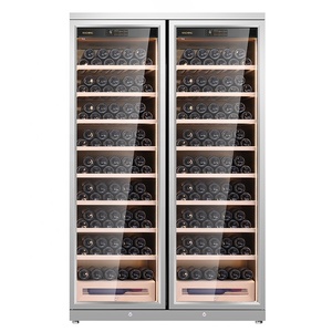 Raching CD1200 doppia porta vino <span class=keywords><strong>e</strong></span> vino refrigeratore armadio sigaro Humidor - Product Image 6