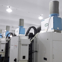 Filter Pembersih Udara Pabrik Baru untuk Mesin CNC Efisiensi 99% Pengumpul Kabut Oli Panel HEPA Stainless Steel Garansi 1 Tahun