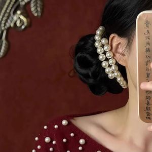 Épingle à cheveux en U pour femme, luxe léger, entièrement perlée, pour mariage, usage quotidien, chignon, accessoires capillaires Maruko, épingles à cheveux pour filles - Product Image 3