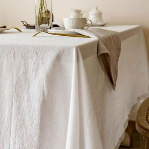 Nappe en tissu 100% coton pour festival, pique-nique, mariage, fête et projet de teinture DIY, lavable en machine - Product Image 4