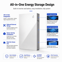 Système de stockage d'énergie domestique RNTEC 10 kWh au phosphate de fer et de lithium, protection IP66, onduleur hybride 5 kW, alimentation de secours hors réseau