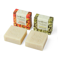 Vente en gros de boîtes en papier carton personnalisées de luxe boîtes à barres de savon faites à la main boîte d'emballage pour savon en papier kraft
