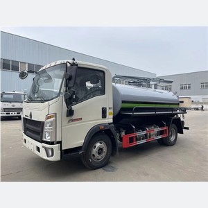 รถบรรทุกดูดสิ่งปฏิกูลแบบถังสุญญากาศดีเซล HOWO ขนาด 5000 ลิตร ผลิตในจีน พร้อมระบบเทเอง สำหรับประเทศฟิลิปปินส์ - Product Image 1