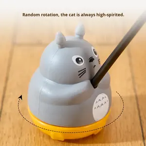 Tongkat Mainan Kucing Zehuai, Tongkat Panjang dengan Bulu, Tidak Tahan Air, Tahan Lama, untuk Mengunyah, Hiburan Mandiri, Menghilangkan Kebosanan pada Hewan Peliharaan - Product Image 3