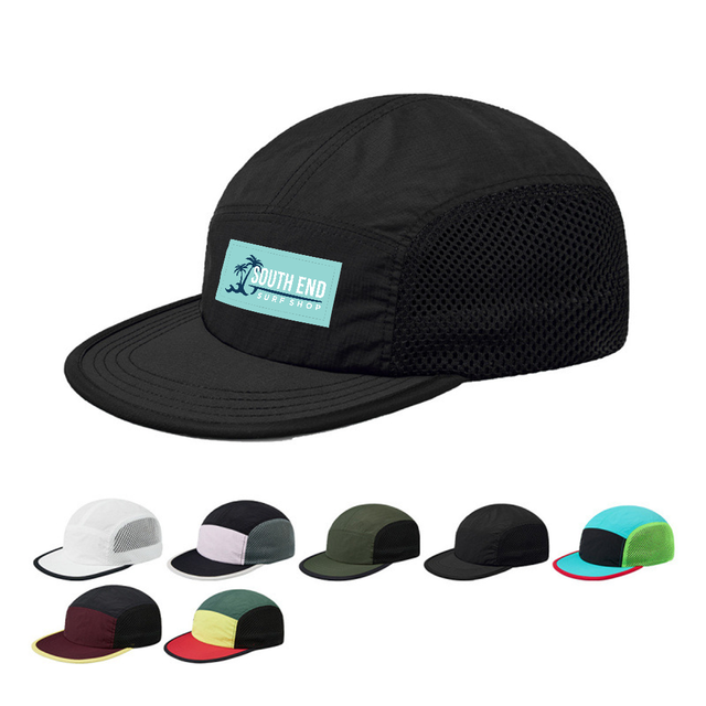 5 Panels Water-Proof & Breathable Camper Hat Unisex Quick Dry Baseball Cap Running Hiking Climbing Light Weight Cap