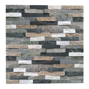 Decoración de pared Azulejo de ladrillo de pared exterior antiguo clásico Azulejo de ladrillo gris antiguo - Product Image 2