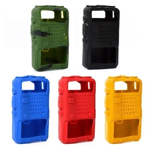 Funda de silicona para BAOFENG <span class=keywords><strong>UV</strong></span> 5R, portátil, radio de radioaficionado, accesorios para Walkie Talkie, más de 2 pulgadas, más de 2 pulgadas, más de 2 pulgadas - Product Image 2