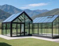 Maison capsule modulaire moderne en aluminium à double vitrage Low-E, alimentée à l'énergie solaire, écologique, pour hôtels et complexes hôteliers