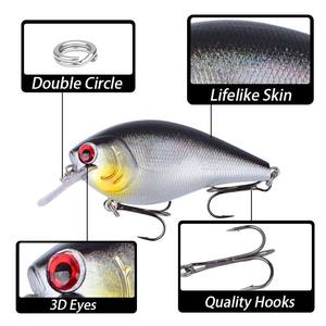 פיתיון דמוי דג רוקפיש חדש לזריקה למרחקים ארוכים, צף, שמן, דמוי דג, 8.5 ס\\\"מ, 15 גרם, מינואו רועש, דמוי דג ביוני, סיטונאי - Product Image 3