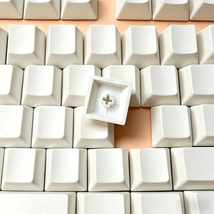 Keycaps 3D vierges pour sublimation, profil XDA, en <span class=keywords><strong>PBT</strong></span>, pour claviers mécaniques avec interrupteurs Cherry MX uniquement, blancs, personnalisables - Product Image 4