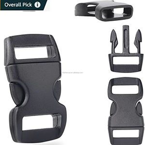 Boucle de bracelet Paracord Boucle à dégagement rapide Ceinture Logo de promotion personnalisé et couleur Parachute 550 Boucle en plastique profilée Stock - Product Image 1