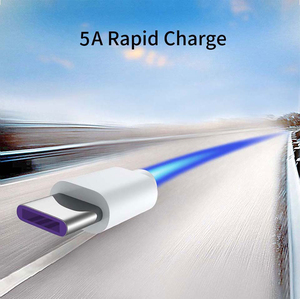 Cavo USB-C 5A Super veloce di tipo C per <span class=keywords><strong>Huawei</strong></span> P30 <span class=keywords><strong>Pro</strong></span> P20 Mate <span class=keywords><strong>20</strong></span> P10 USB 3.1 di tipo C ricarica rapida 4.0 cavo di ricarica rapida - Product Image 3