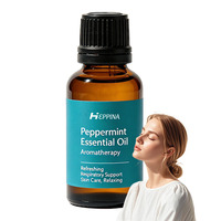 Huile essentielle de menthe poivrée OEM pure, arôme revigorant, apaisant, rafraîchissant, soutien respiratoire et digestif, huile de massage aromathérapie