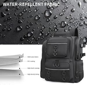 Sac à dos de pêche gratuit avec porte-cannes, 4 boîtes à pêche, sac de rangement de 45 L pour équipement de pêche - Product Image 3