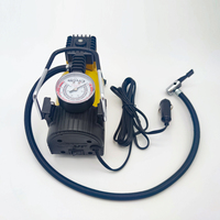 Pompe à air pour pneus de voiture et camion portable 150 PSI, mini compresseur d'air automatique avec cylindre de 30 mm