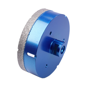Chân không brazed thép carbon chủ đề cắt gạch ceramic <span class=keywords><strong>Granite</strong></span> đá cẩm thạch góc máy xay bê tông kim cương khoan lõi bit - Product Image 4